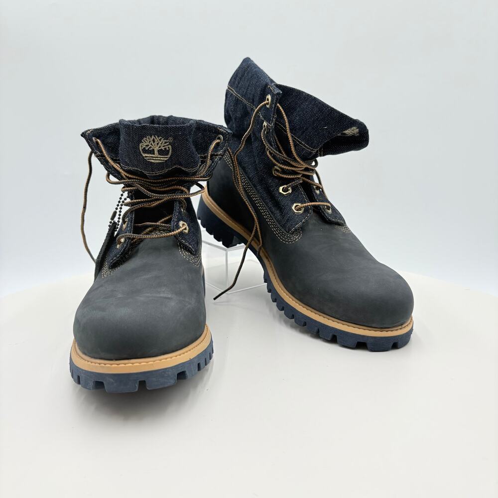 Timberland Men’s Denim & Leather Boots – Rugged Street Luxe
